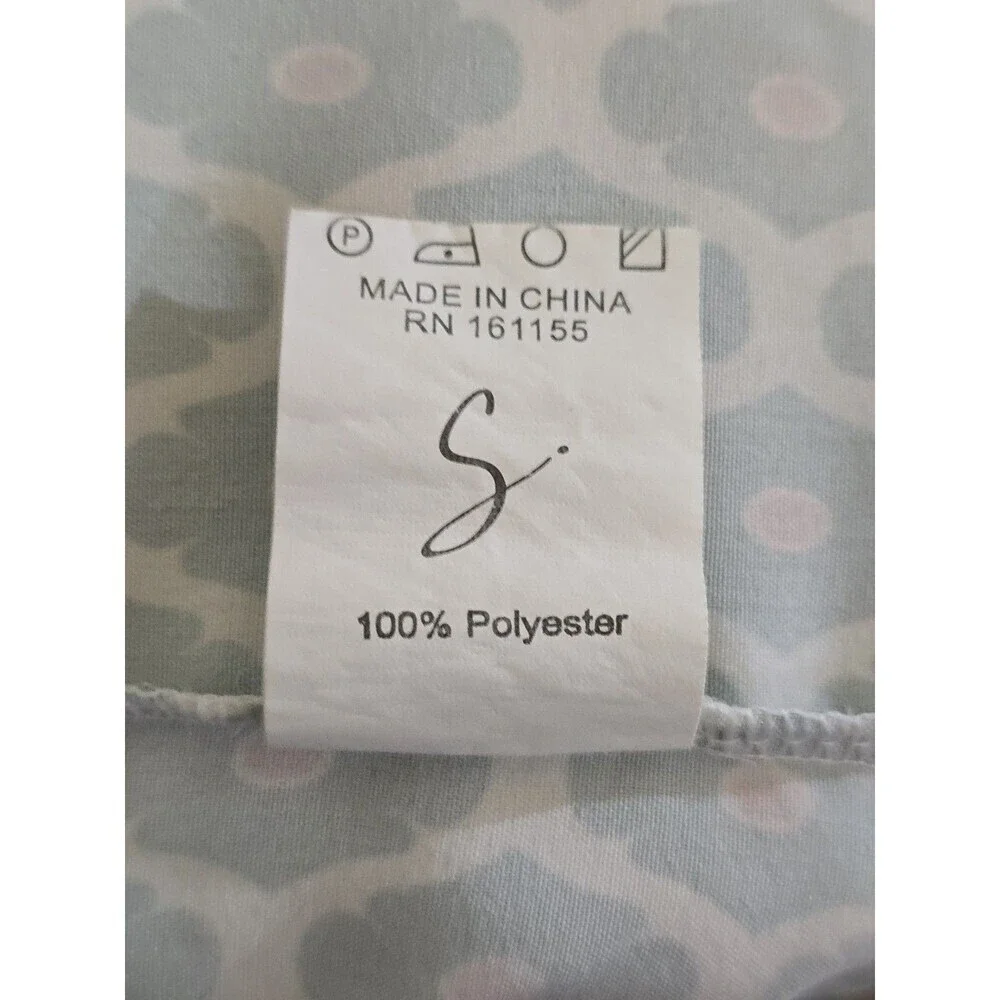 Silk & Salt Midi Dress Womens M Green Boho Tiered Peasant 3/4 Sleeve - Picture 10 of 14